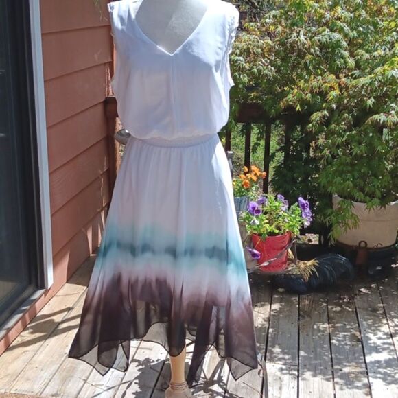 Simply Vera Vera Wang Sheer Dress - Picture 2 of 12